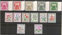 1960 1971 Francia France SEGNATASSE 2 Serie Con 13v. (90/94, 95/102) MNH** POSTAGE DUE - 1960-.... Postfris