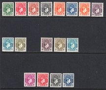 Nigeria 1938-51 Mint No Hinge/mounted, See Notes, Sc# , SG 49-57,50b,52a,52b,53b,54a,55a,56a,57a,58a,58ab,59,59a - Nigeria (...-1960)