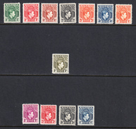 Nigeria 1938-51 Mint Mounted, Sc# , SG 49-52,52a,52b,53,53b,54,54a,56,50b - Nigeria (...-1960)