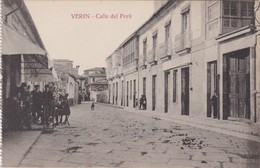 POSTCARD SPAIN  ESPAÑA - GALICIA  - ORENSE - VERIN - CALLE DEL PERÚ - Orense