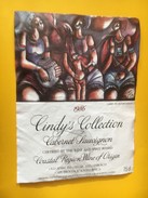 5840 -  Cindy's Collection 1986 Cabernet Sauvignon Afrique Du Sud  Artiste Peter Sibeko - Kunst
