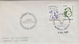 Argentina 1985 Antarctica/Base General San Martin Ca 9 Jul 1985 Cover (37159) - Lettres & Documents