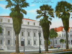 NEW ANCIENT POSTCARD OF  COUNTY COURT HOUSE ...OF SAN  JOSE' IN CALIFORNIA... - San Jose