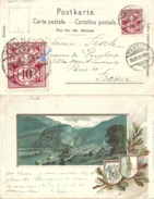 Thusis - Prägekarte Mit Wappen                 1905 - Thusis