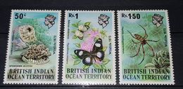 BRITISH INDIAN OCEAN TERRITORY 1973. WILDLIFE, MNH SET - Territorio Britannico Dell'Oceano Indiano