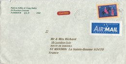 AUSTRALIE - LETTRE AVION POUR LA FRANCE SUNSHINE COAST 11/12/98 - YT 1721 - MI 1782 - TDA223 - Cartas & Documentos