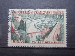 VEND TIMBRE DE FRANCE N° 1315 , HAUT DU PONT BRISE !!! - Gebruikt