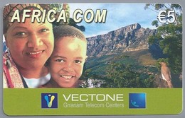 DE.- Telefoonkaart. DUITSLAND. VECTONE. Gnanam Telecom Centers. AFRICA COM. Serielnummer: 061100453128 - GSM, Cartes Prepayées & Recharges