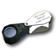 SAFE Metall-Präzisionslupe Mit Beleuchtung - Stamp Tongs, Magnifiers And Microscopes