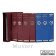 Schaubek A-807/05B Album Czechoslovakia 1980-1992 Brillant, In A Blue Screw Post Binder, Vol. V, Without Slipcase - Reliures Et Feuilles