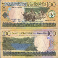 Rwanda Pick-number: 29b Uncirculated 2003 100 Francs Cattle - Rwanda