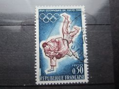 VEND BEAU TIMBRE DE FRANCE N° 1428 , PIED BLEU !!! - Used Stamps