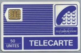 FR.- Telecommunications. TELECARTE. 50 UNITES  PTT. 2 Scans - Pyjamas'