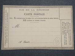 RÉUNION - Entier Postal Précurseur Non Voyagé - L 10418 - Lettres & Documents