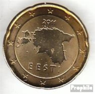 Estland EST 5 2011 Stgl./unzirkuliert Stgl./unzirkuliert 2011 Kursmünze 20 Cent - Estonia