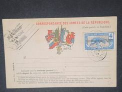 GABON - Carte De Franchise Militaire Pour Dijon En 1919 -  L 10527 - Briefe U. Dokumente