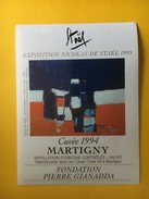 5932 - Nicolas De Staël Exposition 1995  Fondation Pierre Gianadda Martigny Suisse - Art