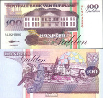 Suriname Pick-Nr: 139a Bankfrisch 1991 100 Gulden - Suriname