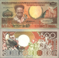 Suriname Pick-Nr: 135b Bankfrisch 1988 500 Gulden - Surinam