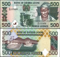 Sierra Leone Pick-Nr: 23b Bankfrisch 1998 500 Leones - Sierra Leone