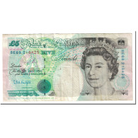 Billet, Grande-Bretagne, 5 Pounds, 1990, UNdated (1990), KM:382b, TTB - 5 Pounds