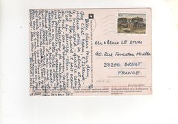 Beau Timbre  Sur Carte , Postcard Du 18/06/1986 - Covers & Documents