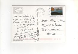 Beau Timbre  Sur Carte , Postcard Du 14/08/2013 - Brieven En Documenten