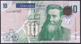 Northen Ireland Danske Bank 10 Pound 2015 P212 AUNC - 10 Pounds