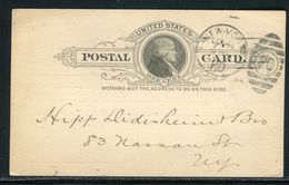 Etats Unis - Entier Postal Commercial De New York En 1894 - Ref D247 - ...-1900