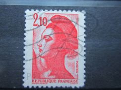 VEND BEAU TIMBRE DE FRANCE N° 2319 , TRAIT DANS LE COU !!! - Gebraucht