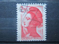 VEND BEAU TIMBRE DE FRANCE N° 2376 , BANDE PHOSPHORE A CHEVAL VERTICALEMENT !!! (c) - Used Stamps