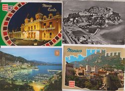 5 CPM MONACO (voir Timbres) - Collections & Lots