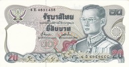 BILLETE DE TAILANDIA DE 20 BAHT DEL AÑO 1981 EN CALIDAD EBC (XF)  (BANKNOTE) - Thaïlande