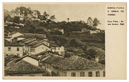 MINAS GERAIS-OURO PRETO - Subida Para A Igreja Do Carmo.( Ed. Imprensa Nacional 1946) Carte Postale - Belo Horizonte