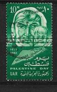 Egitto   1961 Palestine Day Used Yvert 499 - Used Stamps
