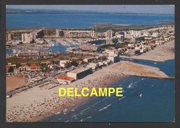 DF / 34 HERAULT / MAUGUIO-CARNON / CARNON PLAGE / VUE GENERALE AÉRIENNE / CIRCULÉE EN 1989 - Mauguio