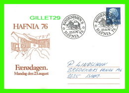 CARTE MAXIMUM - HAFNIA 76, DANEMARK - FAERODAGEN - - Maximum Cards & Covers