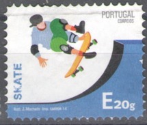 Portugal Used 2014 Extreme Sports Skate - Oblitérés