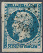 Stamp France Timbre 1852 25c Used  Lot#1 - 1852 Louis-Napoleon