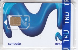 TARJETA DE ESPAÑA DE MOVISTAR CONTRATO 128 Kb EN BLISTER  NUEVA-MINT (TELEFONICA) TRU - Telefonica