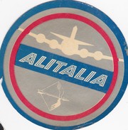 ITALY ITALIA   - ALITALIA  AIRLINES AIRWAYS   LABEL  - AIRPLAIN - Baggage Labels & Tags