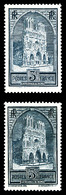 ** N°259/c, Cathédrale De Reims Type I, Les 2 Ex TB   Qualité: **   Cote: 270 Euros - 1900-02 Mouchon