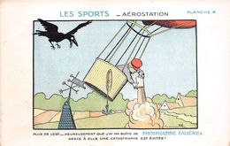 ¤¤   -   ILLUSTRATEUR  " Benjamin RABIER "  -  Les Sports  -  Aérostation  -  Carte Publicitaire   -  ¤¤ - Rabier, B.