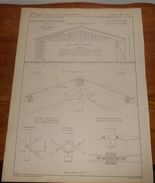 Plan Du Nouveau Système De Couverture En Zinc Cannelé. 1855. - Publieke Werken