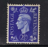 GB 1937 KGV1 2 1/2d Ultramarine Unused No Gum SG 466  ( G672 ) - Unused Stamps