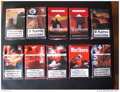 BOX SIGARETTE 11 PEZZI MARLBORO ANNIVERSARIO VUOTI DA COLLEZIONE EDIZIONE LIMITATA RARI !! - Fume-Cigarettes