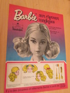 BARBIE AUX CHEVEUX MAGIQUES  Pour  Collectionneurs ... PUBLICITE MATTEL Page De Revue Des Années 70 - Barbie