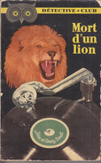 C1 John Et Emery BONETT Mort D Un Lion 1953 DETECTIVE CLUB Dead Lion MANDRAKE - Ditis - Détective Club