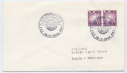 GREENLAND 1969 Cover With Greenland Expedition Commemorative Postmark. - Marcofilia