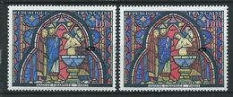 [17] Variété : N° 1492 Sainte Chapelle Plis Des Aubes Aube Rouge Au Lieu De Noir + Normal  ** - Nuovi